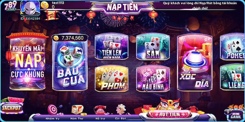 789Club Các game nổi bật trong 789Club
